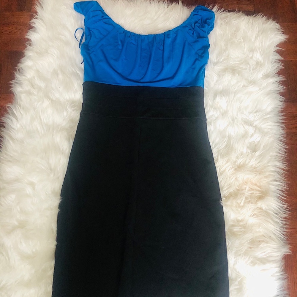 Black and blue party or every day dress